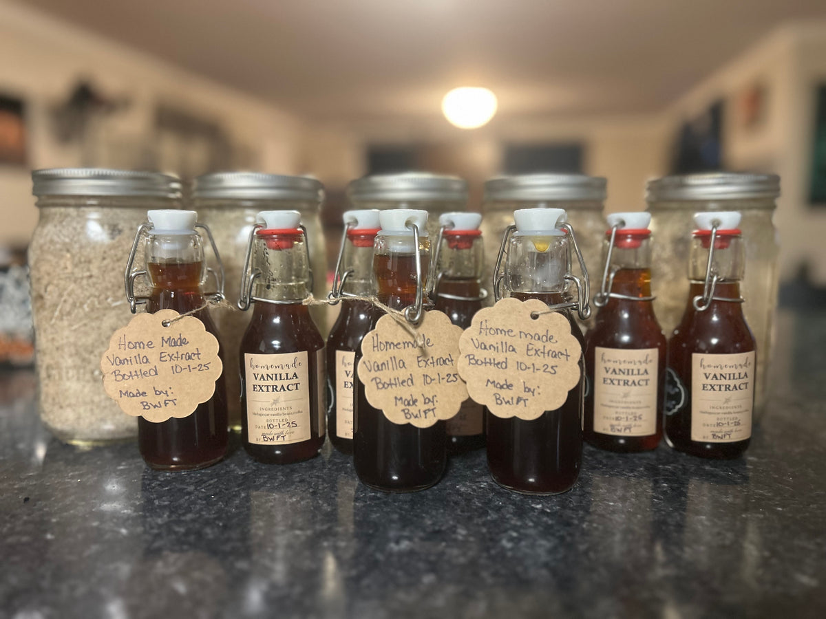 Homemade vanilla extract