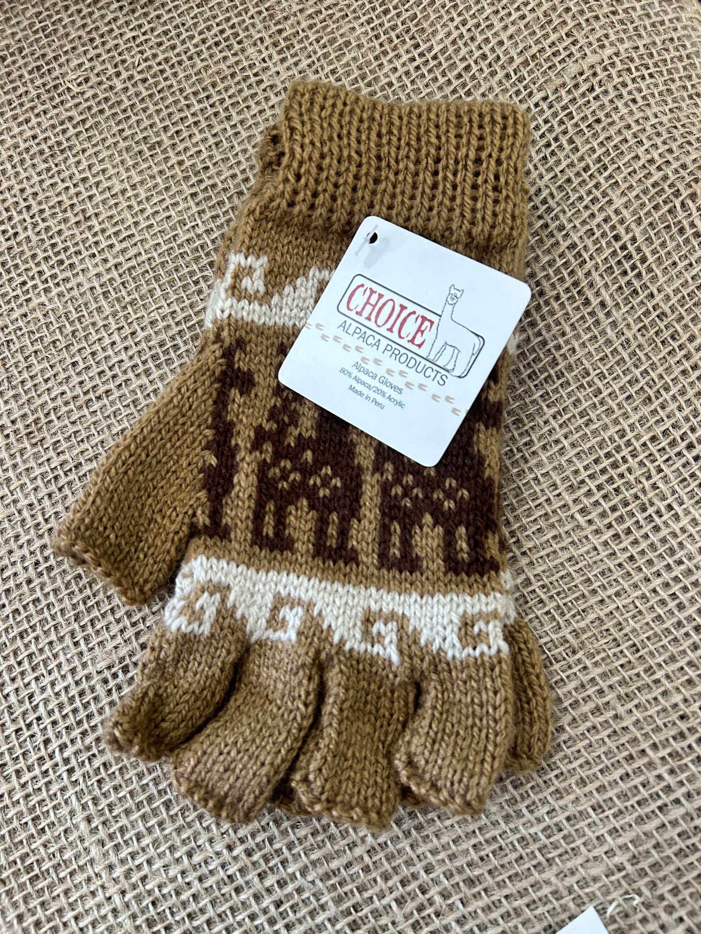 Alpaca Fingerless Gloves