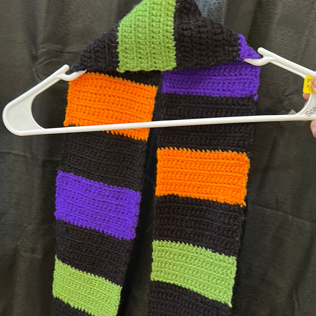 Handmade Halloween Color Scarf