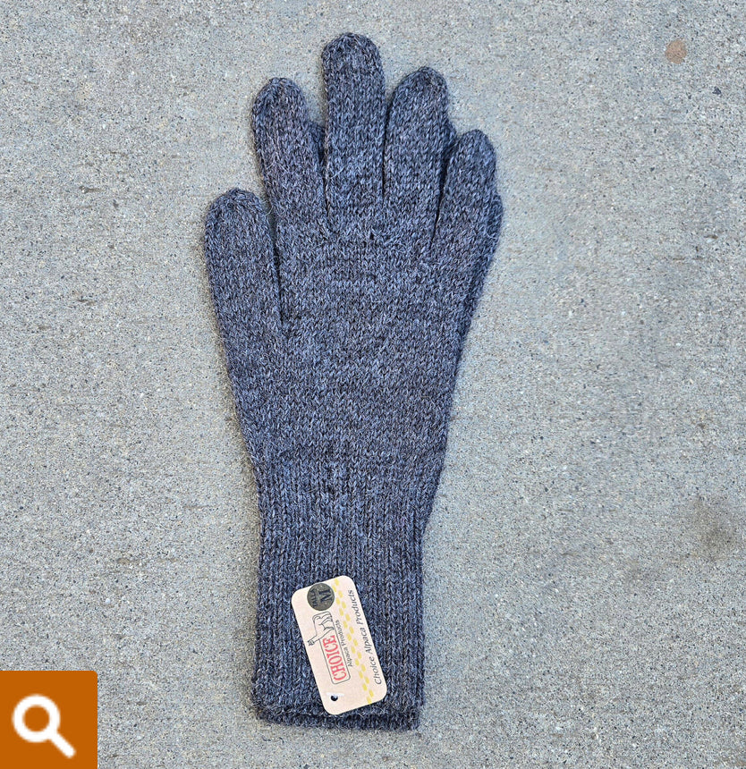 100% Alpaca Full Fingered Gloves