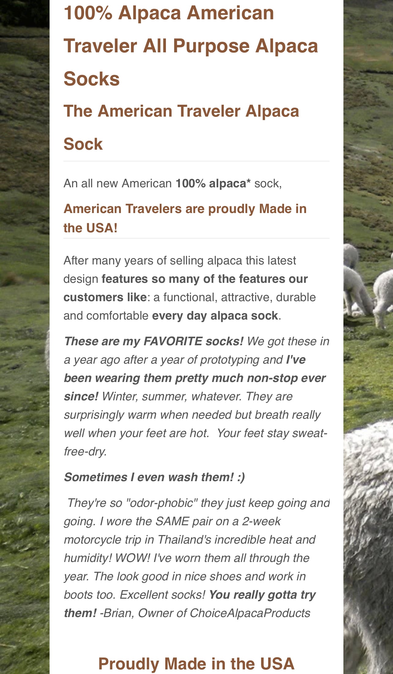 Alpaca Socks