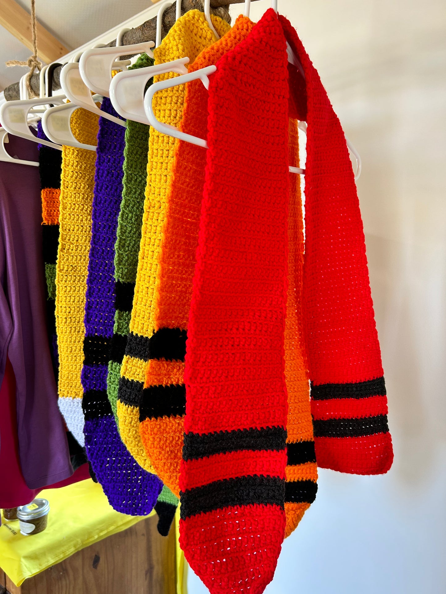 Handmade Crayon Scarf