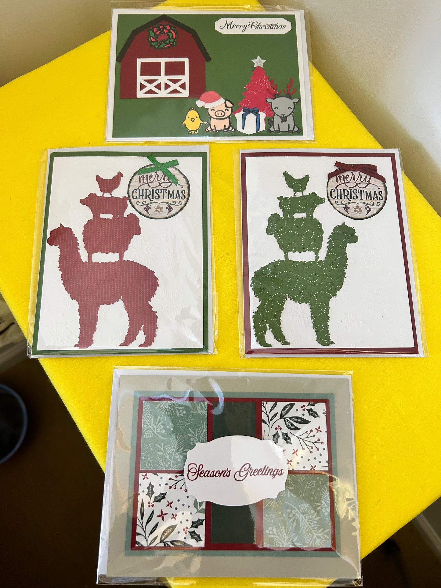Handmade Christmas Greeting Cards