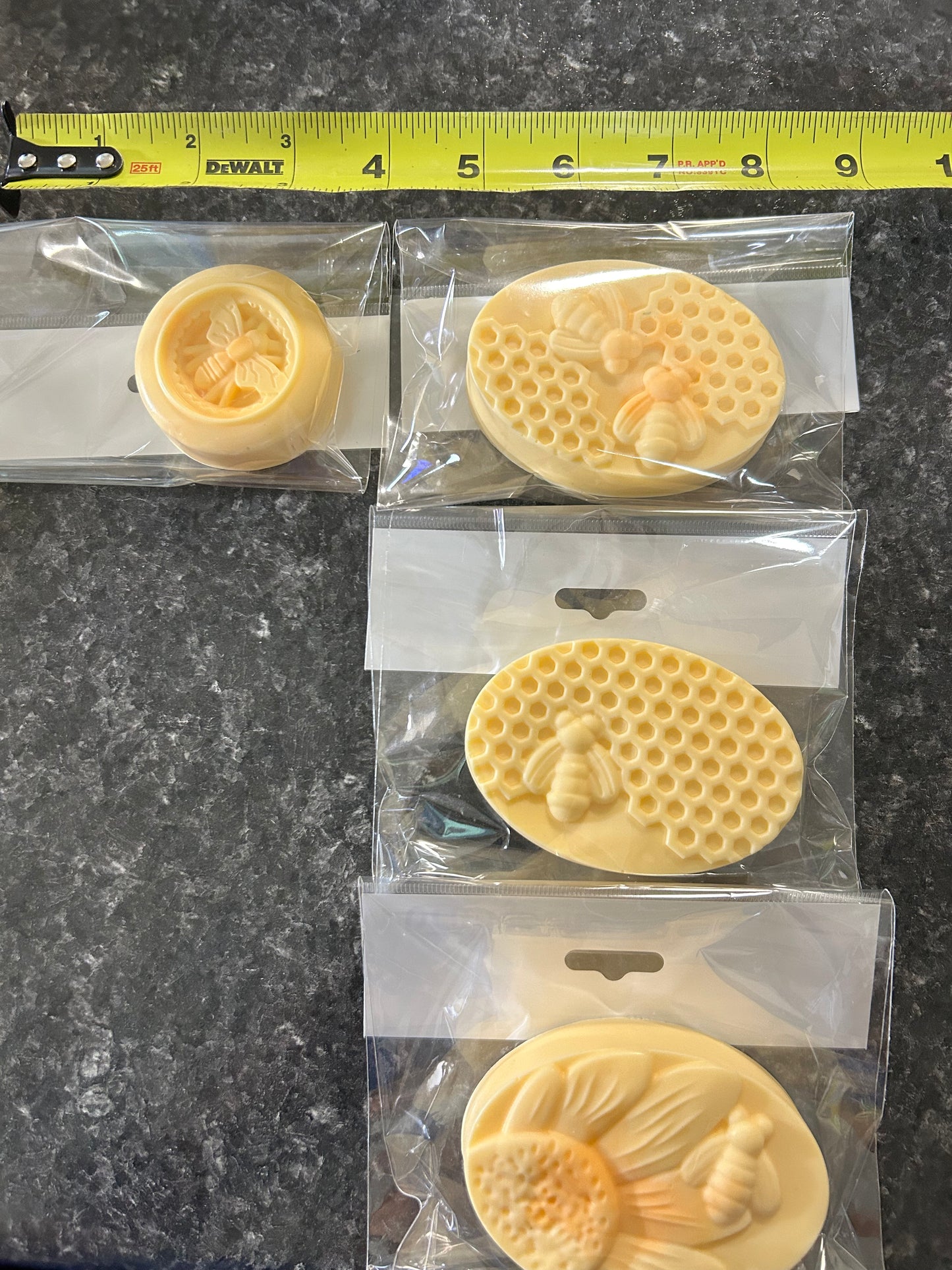 Bee Shaped Soaps- Goat Milk