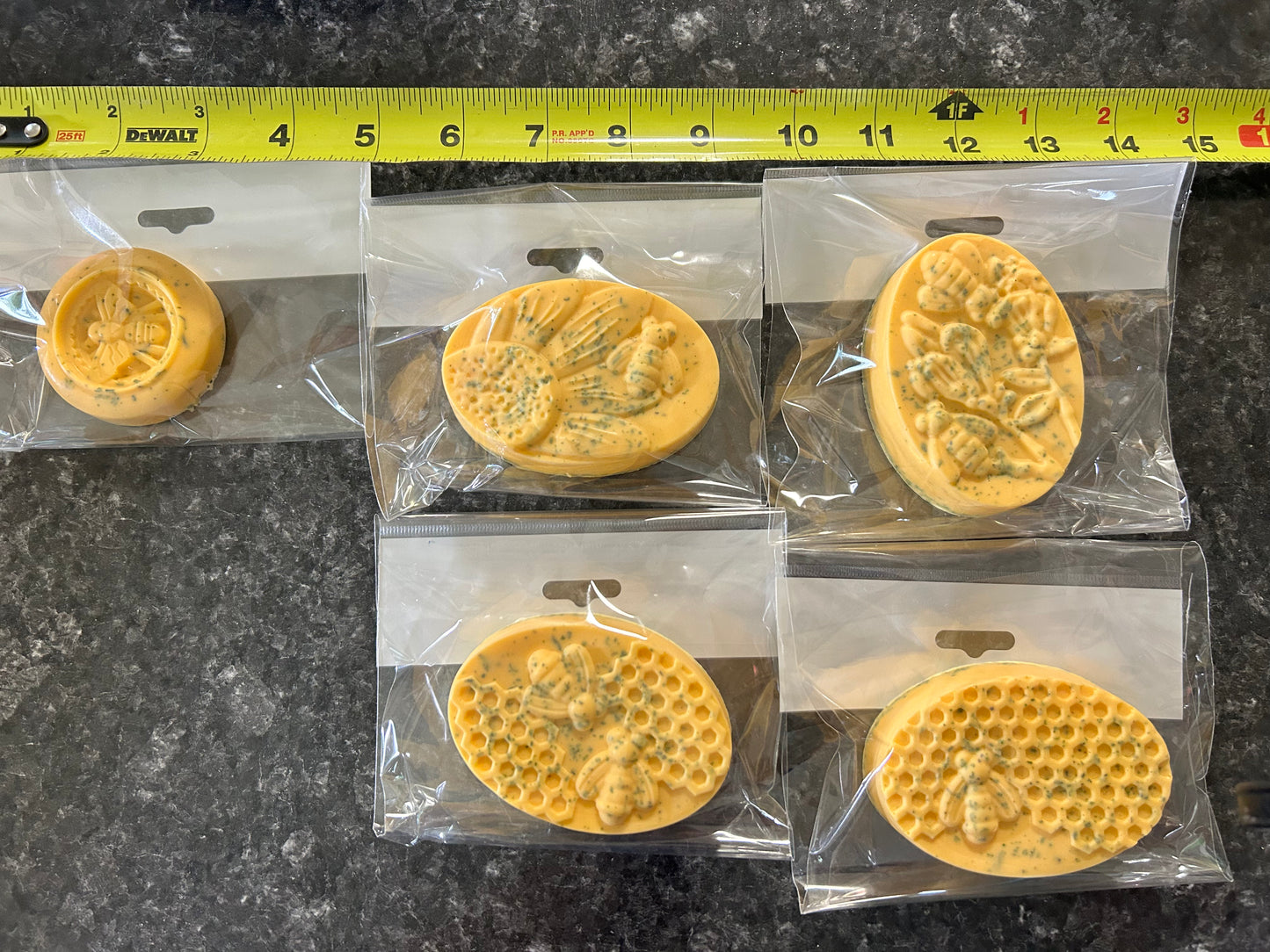 Bee Shaped Soaps- Goat Milk