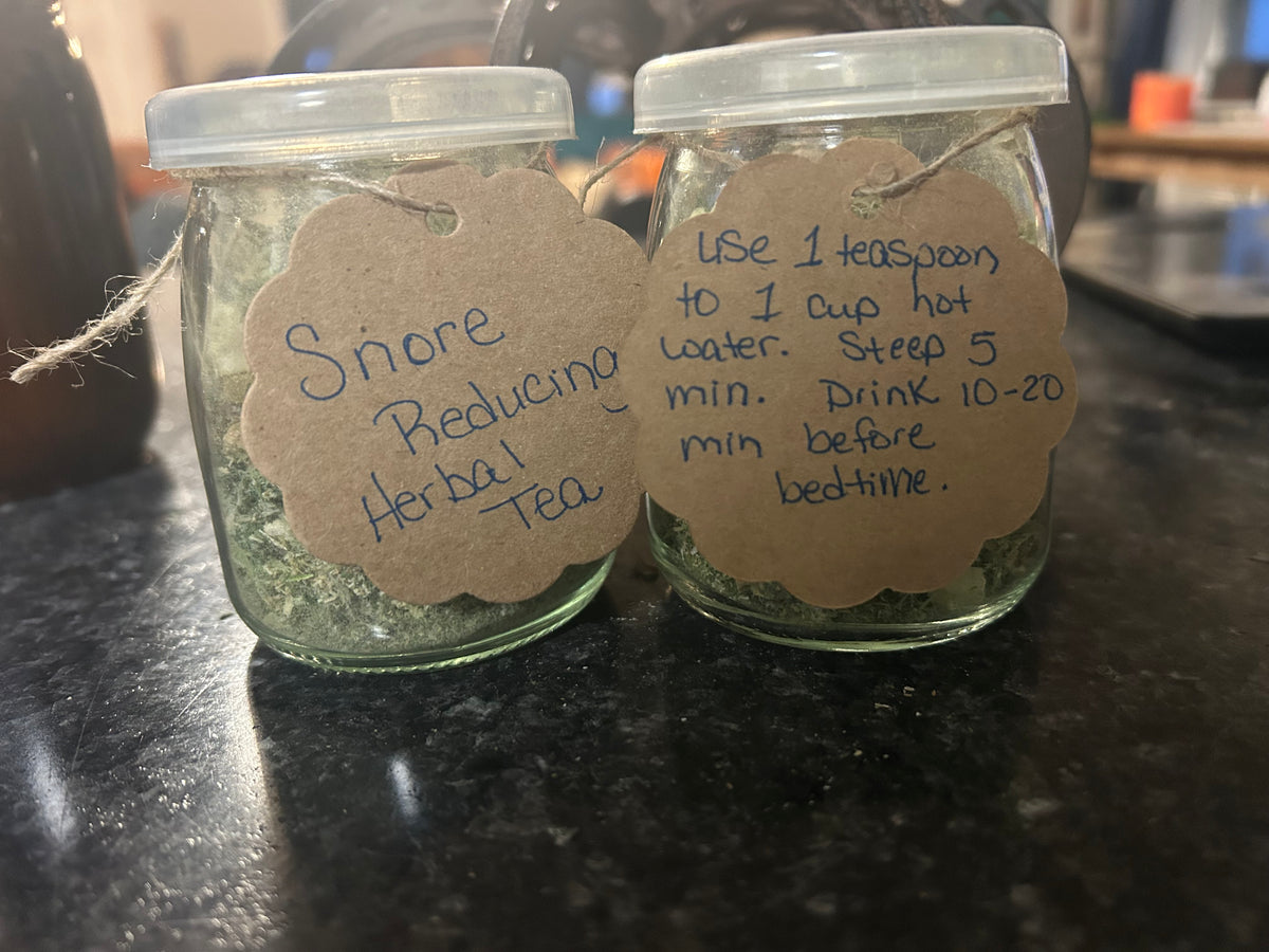 Snore reducing tea
