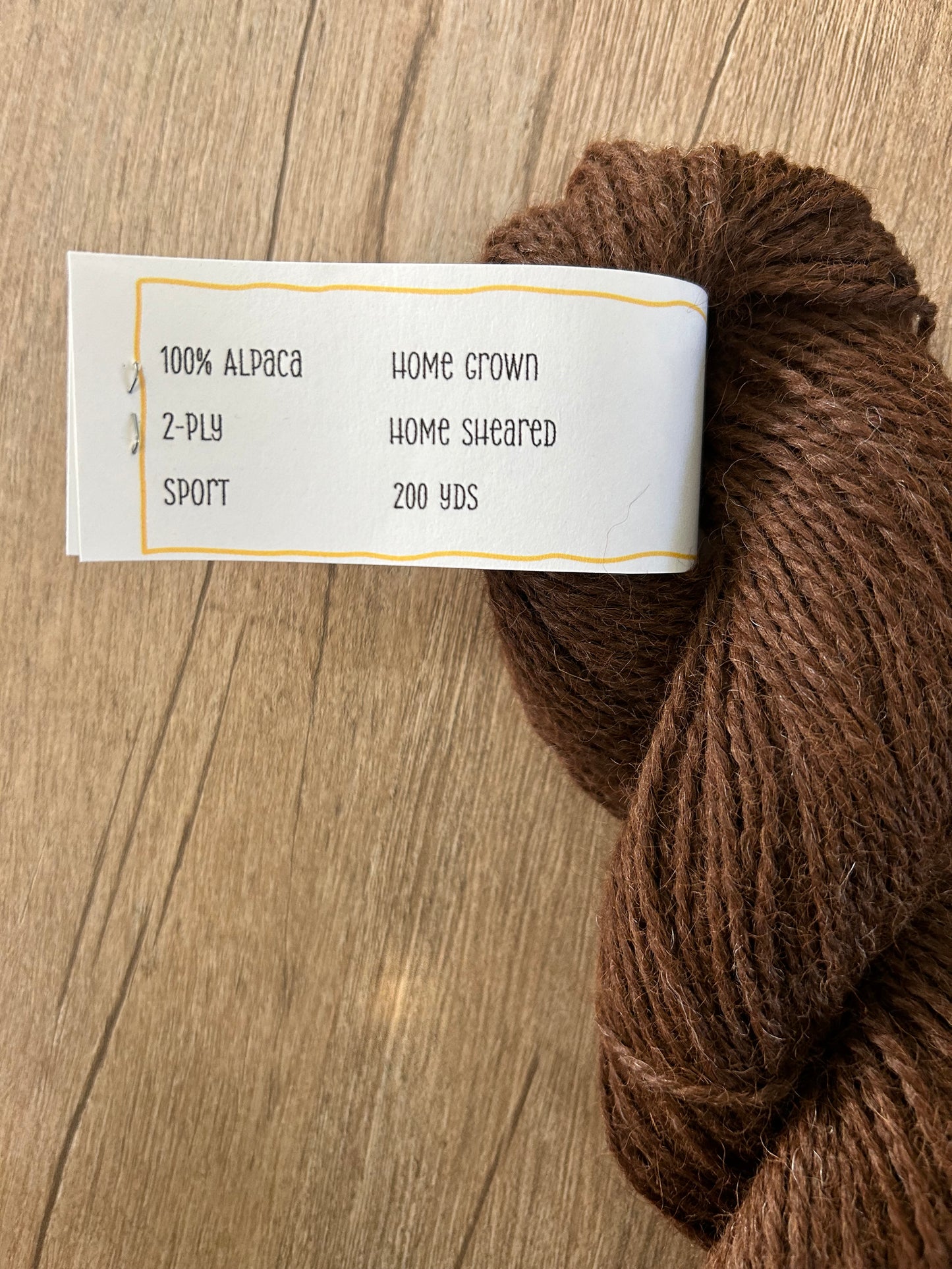 100% Alpaca Yarn