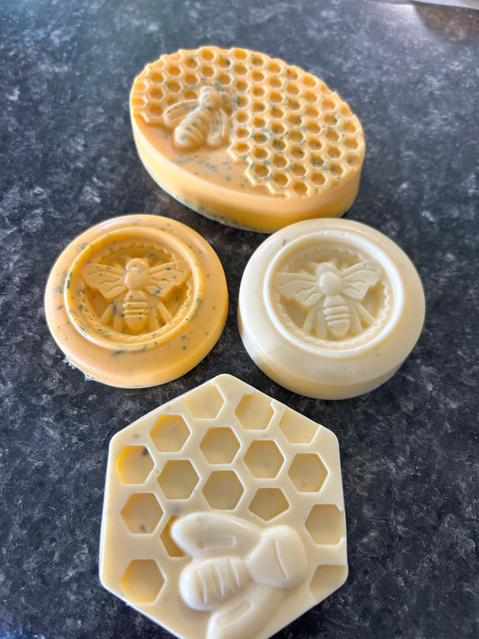 Bee Shaped Soaps- Goat Milk